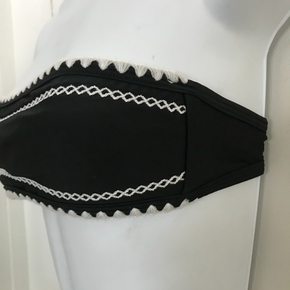 Bandeau Bikini Crochet Peekaboo Cross Shell Stitch - Picture 9 of 16